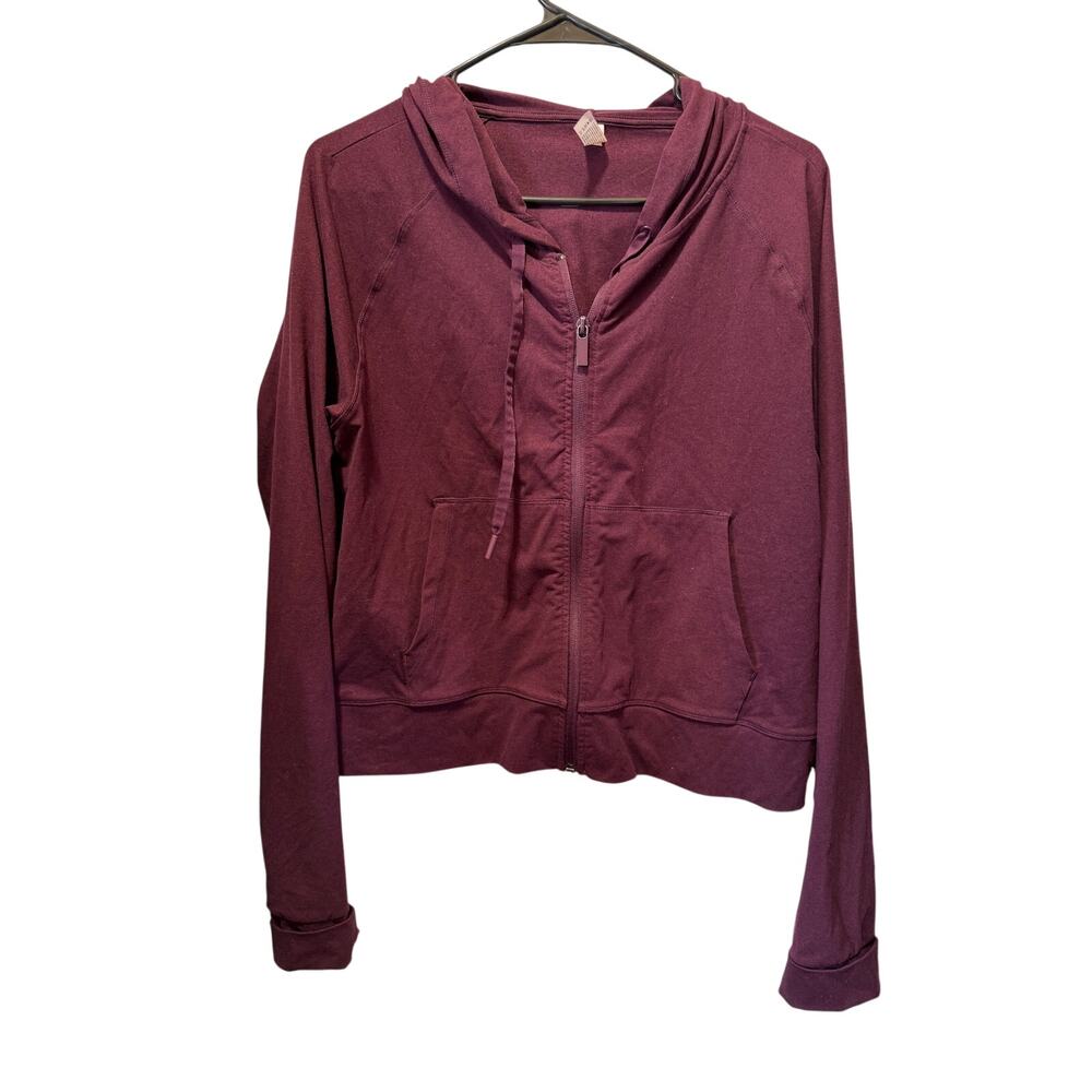 Yogalicious Zip Up Hoodie Cropped Size XL